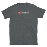 T-shirt grey tee with yeet the rich 2 print