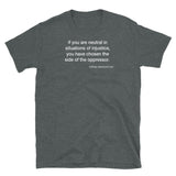 T-shirt grey tee with no neutrality print