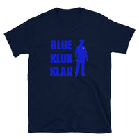 T-shirt Navy Tee with blue klux klan print